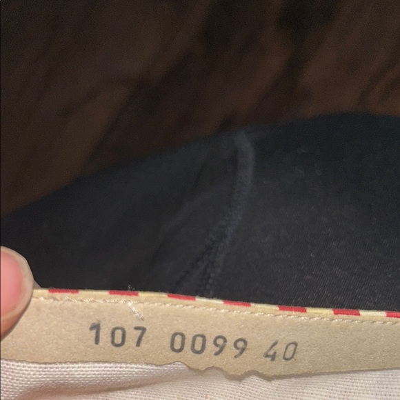 Vintage Gucci Red and White Striped Women's Flats Sz 40 - Picture 5 of 12